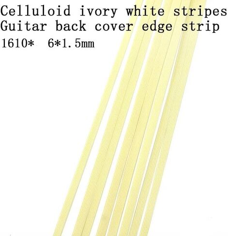 10 Piece Ivory Guitar Binding Figured Strips 1650x6x1.5MM in Kuwait