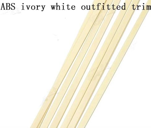 10 Piece Ivory Guitar Binding Figured Strips 1650x6x1.5MM in Kuwait