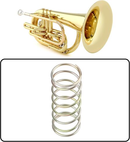 4Pcs Valve Piston Spring Length 43mm Width 15mm Wire Diameter 1.1mm Compatible with Yamaha Marching Euphonium & Baritone in Kuwait