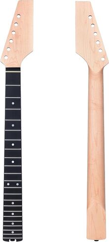 Leo Jaymz Electric Guitar Neck, 12"-16" Compound Radius, Canadian Hard Maple Neck, Richlite Fretboard, 22 Stainless Steel Frets (2.4x1.4mm), Oiled Bone Nut 42mm, Matte Finish in Kuwait