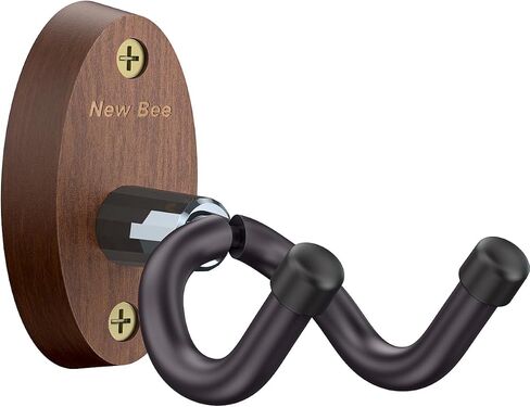 New Bee Ukulele Wall Mount, Guitar Wall Mount Hanger Hook Holder Stand Bracket with Screw Fits All Size Bass Mandolin Banjo in Kuwait