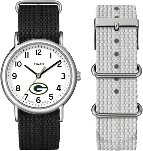 Timex Unisex Weekender Box Set 38mm Watch - Green Bay Packers in Kuwait