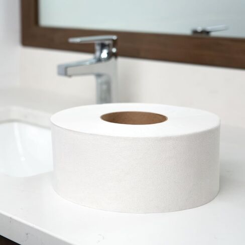 لفافات ورق تواليت ضخمة من Sierra Hygiene بطبقتين، مناديل حمام عالمية مقاس 3.5 بوصة × 720 بوصة، ورق تواليت تجاري بقطر 9 بوصة للموزعات، آمن للصرف الصحي، صنع في الولايات المتحدة الأمريكية، 12 لفة/علبة in Kuwait