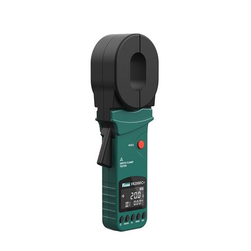 4 Digit LCD Clamp Ground Resistance Tester (Multifunctional) FR2000C+ Earth Tester Loop Resistance Leakage Current Meter 0.01Ω-1200Ω 0.00mA-20.0A USB Software in Kuwait