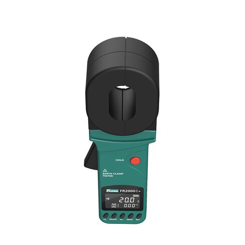 4 Digit LCD Clamp Ground Resistance Tester (Multifunctional) FR2000C+ Earth Tester Loop Resistance Leakage Current Meter 0.01Ω-1200Ω 0.00mA-20.0A USB Software in Kuwait