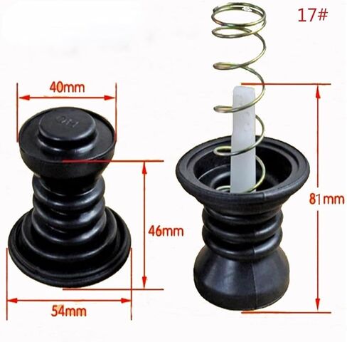 Universal Drain Valve Water Plug for Washing Machines, Drain Valve Rubber Pad Plug, Spring Pull Rod Drain Valve Rubber Plug Accessory, with The Same Specifications and Dimensions, Can Be Used in Kuwait