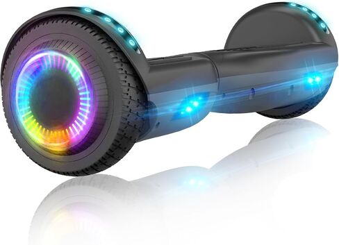 Hoverboard,Self Balancing Hoverboard with Bluetooth Speakers for Kids Ages 6-12(Black) in Kuwait