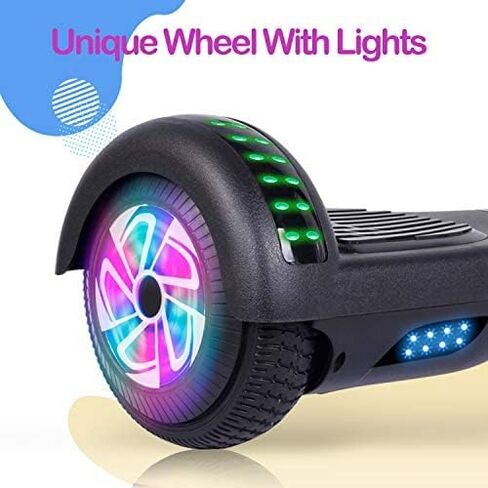 Hoverboard,Self Balancing Hoverboard with Bluetooth Speakers for Kids Ages 6-12(Black) in Kuwait