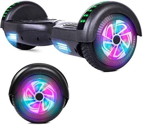 Hoverboard,Self Balancing Hoverboard with Bluetooth Speakers for Kids Ages 6-12(Black) in Kuwait