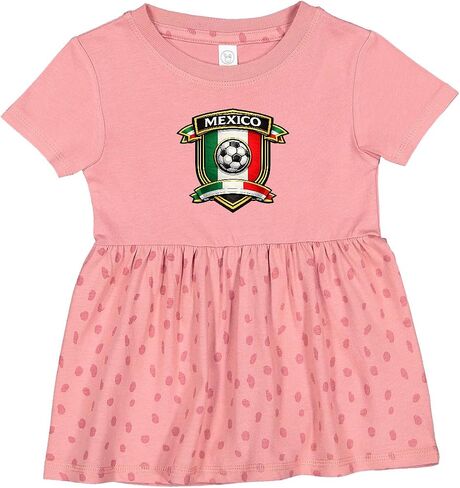 inktastic Mexico Soccer Fan Infant Dress in Kuwait