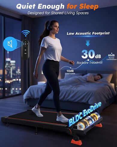 Walking Pad with Incline 9% & Decline -4% 5 Level, Under Desk Treadmill for Home, Quiet BLDC EvoDrive, Full Metrics Large Display, NeoFloat Quad Cushioning, Portable Compact for Small Spaces in Saudi Arabia