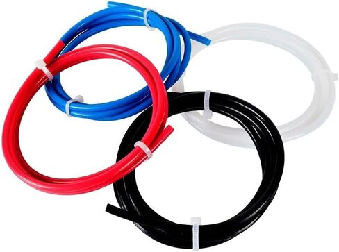 1 Meter Blue PTFE Tube Pipe 3D Printer Parts 2mm x 4mm Tube for Hot end Extruder 1.75mm convey bendable,Black,A in Kuwait