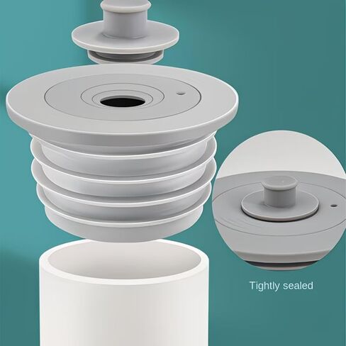 Recoiling-Hoses Compatible Drain Seal Set, Sewer Sealing Ring for Kitchen Drain, Shower Drain, Washing Machine Drain Pipe, Odor Sealing Plug, Household Cleaning Supplies & Home Improvement Tool in Kuwait