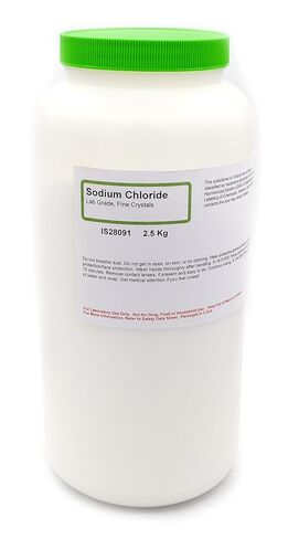 ALDON Innovating Science Fine Crystalline Laboratory-Grade Sodium Chloride, 2.5kg - The Curated Chemical Collection in Kuwait