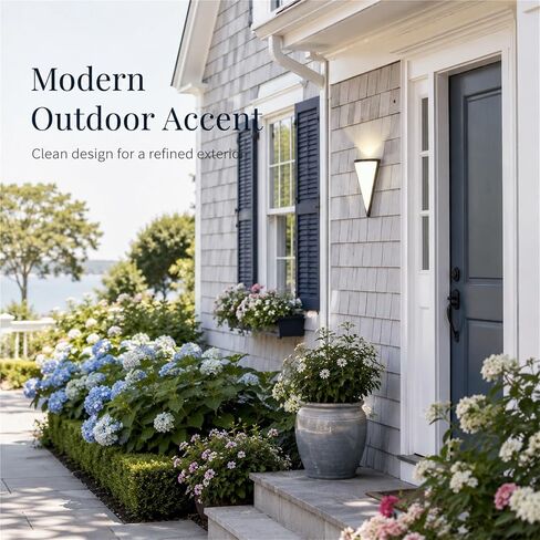 Black Die-Cast Aluminum & PC Wall Sconce, Pastoral Outdoor Wall Light, IP65 Waterproof Exterior Wall Lamp with Up Down, Porch Lighting Fixtures for Patio Entryway Courtyard Foyer Threshold in Kuwait