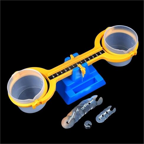 200g/1g Simple Mechanical Balance Scale Precision Mathematical Triple Beam Primary School Math Science Experiment Instrument Physics Lab Weighing Teaching Equipment Demonstration in Kuwait
