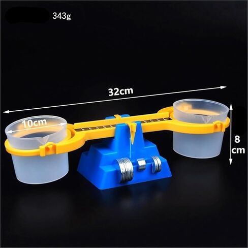 200g/1g Simple Mechanical Balance Scale Precision Mathematical Triple Beam Primary School Math Science Experiment Instrument Physics Lab Weighing Teaching Equipment Demonstration in Kuwait