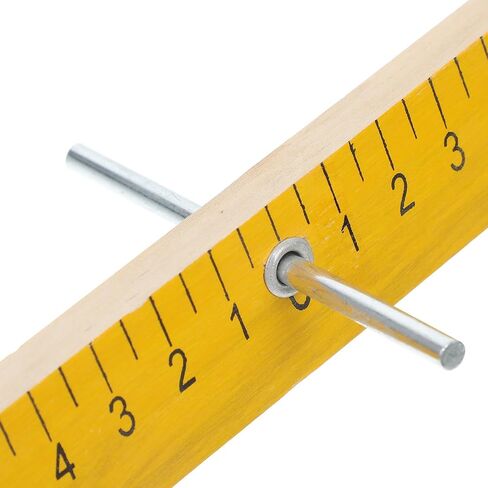 Healeved Wooden Lever Ruler with Hook for Physics Lab and Mechanics Education, Balance Measuring Device Made of Wood, Demonstration of Balance Principles, Easy to Carry Learning Equipment in Kuwait