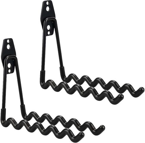 2 Pack Wall-Mounted Tennis Racket Storage Rack Display Stand, Badminton Racket Stand, Suitable for Badminton Rackets in Kuwait