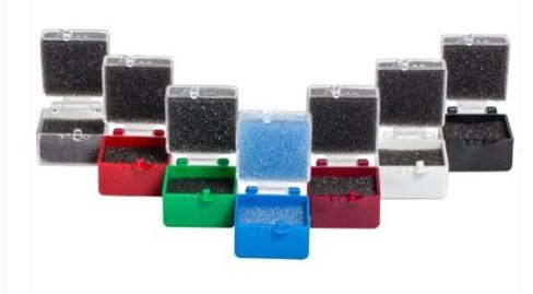 1000 1" - Black - Dental Lab Crown Boxes With Foam For Your Crowns 1"x 1" in Kuwait