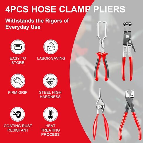 Upgrade Hose Clamp Kit for Water Hose and Coolant Radiator Heater | Automotive Hose Repair and Replacement in Kuwait