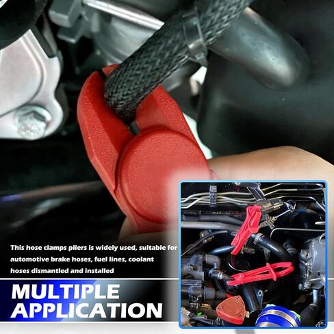 3PCS Hose Pinch off Pliers of 3 Sizes,Multi-Purpose Fuel/Brake/Radiator Hoses Clamp Pliers with Non-Slip Grip,Hose Pinch Plier as Hoses Clamp Plier for Auto Repair & Maintenance in Kuwait