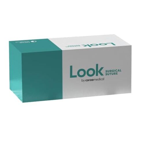 Look 750B خيوط حريرية سوداء مضفرة 6/0 18 بوصة/45 سم C22 16 مم 3/8 دائرة 12/Bx in Kuwait