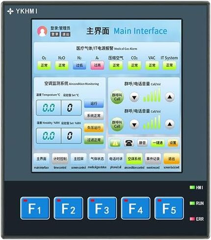 4.2 بوصة 20MR FX3G PLC HMI الكل في واحد وحدة تحكم منطقية قابلة للبرمجة، 12 مدخل 8 مخرج مرحل، تناظري مدمج 2AD، 2DA، 5 مفاتيح، 2 درجة حرارة NTC10K -50-100 درجة مئوية، 2 نبض عالي السرعة 100 كيلو هرتز in Kuwait