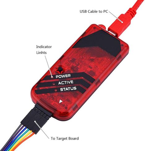PIC kit 3 Programmer, PIC Debugger and Emulator with Low Voltage 2.0-6.0V Support, Firmware Upgradeable for Flash Microcontroller Development in Kuwait