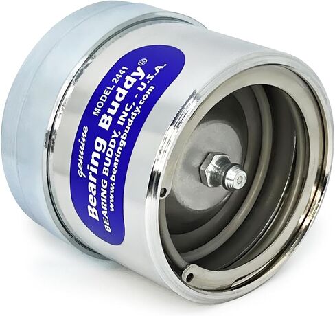Bearing Buddy 2441 - USA-Made Chrome Plated Wheel Bearing Protectors w/ 23B Bra - Trailer Hub Dust Cap Replacement for Boats, ATVs, Utility Trailers & More - Only Fits Hubs w/a 2.441" Inside Diameter in Kuwait