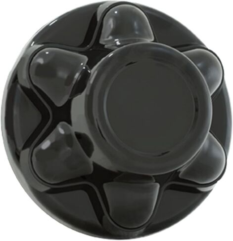Trailer Hub Cover QuickTrim 6 Lug 5.5 Inch Diameter Closed Style Black ABS in Kuwait
