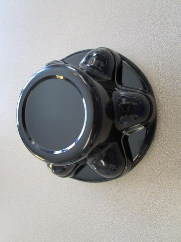 Trailer Hub Cover QuickTrim 6 Lug 5.5 Inch Diameter Closed Style Black ABS in Kuwait