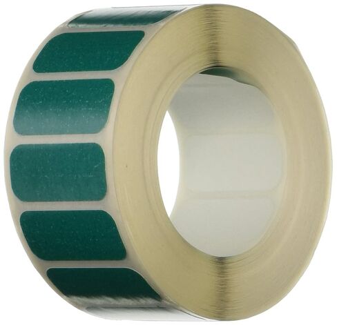 Nev's Ink LCR-121-G Lab Cryogenic Label, 1/2" Width x 1" Length, Green (Case of 1000) in Kuwait