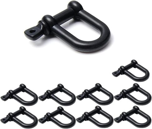 CooBigo Metal Silver Bow Shackle for Emergency Survival Paracord Bracelet Parachute in Kuwait