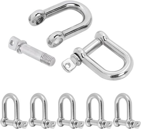 CooBigo Metal Silver Bow Shackle for Emergency Survival Paracord Bracelet Parachute in Kuwait