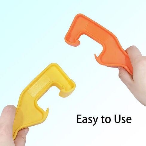3 Pcs Plastic Bucket Lid Opener, Non-Slip Grip 5 Gallon Paint Can Lid Lifter & Remover Wrench Tool for Safely Opening Paint,Food Storage Containers, Multi-Color Set for Home, Office, Industrial Use in Kuwait