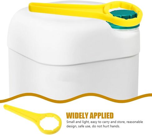 Gatuida Lid Cap Wrench Opener for Bucket Lid Bung Wrench Tool Easy Barrel Drum Opener in Kuwait