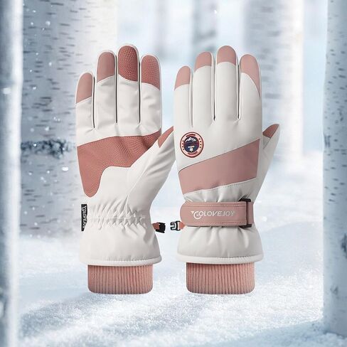 Winter Ski Snow Gloves for Men & Women Youth, Touchscreen Warm Snowboard Gloves Waterproof Windproof Thermal Gloves for Cold Weather Driving Biking Skiing in Kuwait