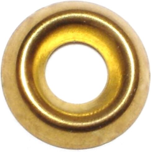 Hard-to-Find Fastener 014973436629 Finishing Washer Brass, #12, Piece-100 in Kuwait