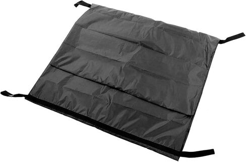 Emergency Cadaver Body Bag, Heavy Duty Oxford Cloth Storage Bag with Reinforced Handles for Funeral Hospital Transportation Black 210D in Kuwait