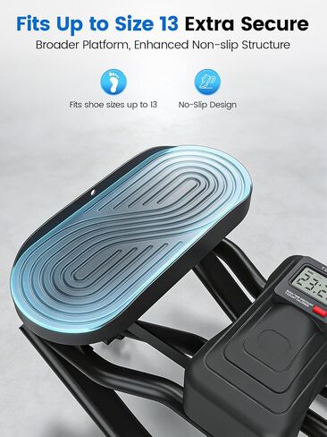 Yagud Rock Stepper for Exercise at Home, Portable Rock Stepper Side to Side with Resitance Bands,Full Body Workout Stepper Exercise Machine Low-Impact Knee-Friendly for Office in Kuwait