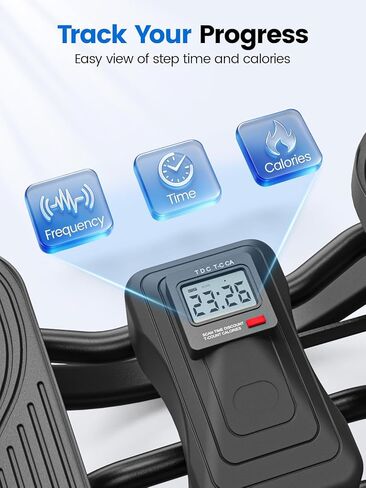 Yagud Rock Stepper for Exercise at Home, Portable Rock Stepper Side to Side with Resitance Bands,Full Body Workout Stepper Exercise Machine Low-Impact Knee-Friendly for Office in Kuwait