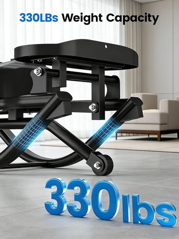 Yagud Rock Stepper for Exercise at Home, Portable Rock Stepper Side to Side with Resitance Bands,Full Body Workout Stepper Exercise Machine Low-Impact Knee-Friendly for Office in Kuwait