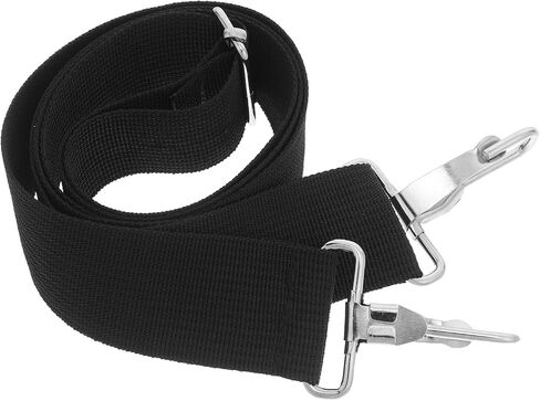 Abaodam 2pcs Snare Drum Strap Snare Carrier Marching Drum Sling Bass Strap استبدال الكتف باس الأكورديون S الأكورديون استبدال أجزاء معدنية سوداء in Kuwait
