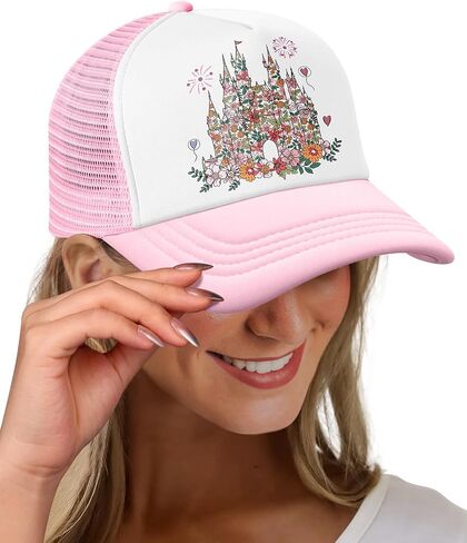 Flafens Women's Trucker Hat– Cute Summer Baseball Caps for Women and Girls Golf Ball Hats with Adjustable Snapback in Kuwait
