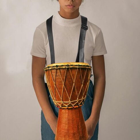 Ipetboom Adjustable Wide Shoulder Strap for African Drum and Hand Drum for Adults and Comfortable Belt for Marching Percussion Instruments in Kuwait