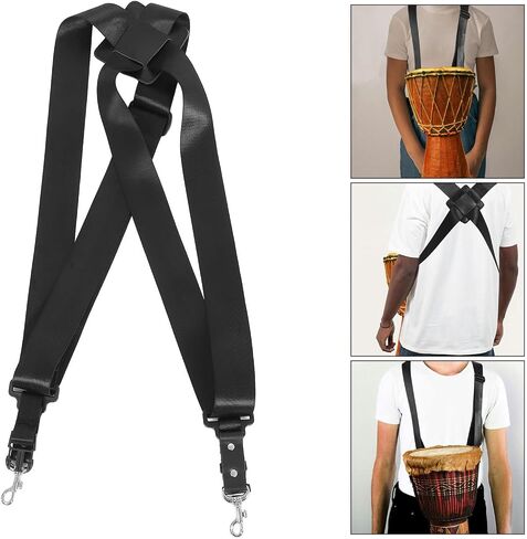 Ipetboom Adjustable Wide Shoulder Strap for African Drum and Hand Drum for Adults and Comfortable Belt for Marching Percussion Instruments in Kuwait