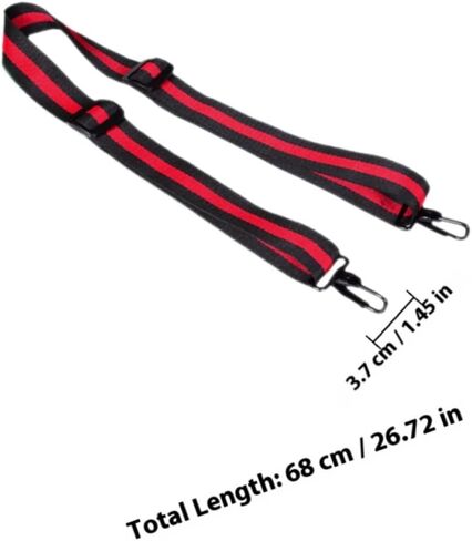 African Drum Strap Adjustable Cotton Sling with Metal Hook, Percussion Instrument Accessory Belt for Djembe and Snare Drums, Comfortable Shoulder Carrier for Marching in Kuwait