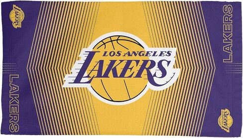NORTHWEST Los Angeles Lakers NBA Hussle Micro Fiber Sports Towel 24 x 42 Inches in Saudi Arabia