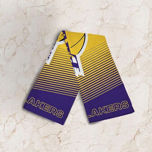 NORTHWEST Los Angeles Lakers NBA Hussle Micro Fiber Sports Towel 24 x 42 Inches in Saudi Arabia